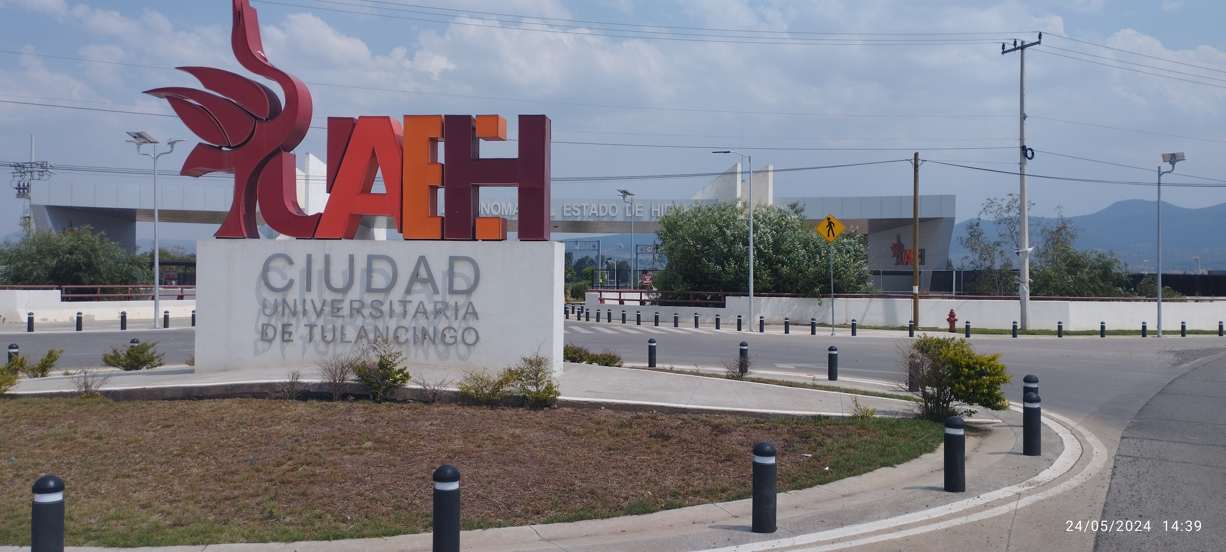 Entrada a la Ciudad Universidad de Tulancingo